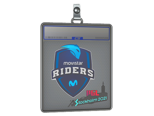 Item Sticker Slab | Movistar Riders | Stockholm 2021