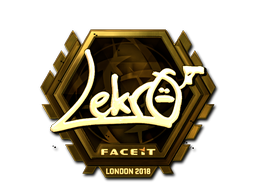 Item Sticker | Lekr0 (Gold) | London 2018