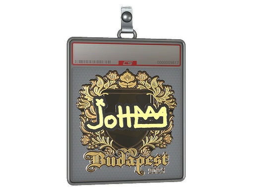 Item Sticker Slab | jottAAA (Gold) | Budapest 2025