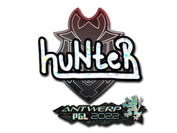 Item Sticker | huNter (Glitter) | Antwerp 2022