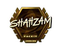 Item Sticker | ShahZaM (Gold) | London 2018