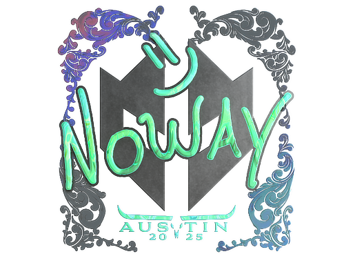 Item Sticker | noway (Holo) | Austin 2025
