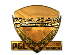 Item Sticker | oskar (Gold) | Krakow 2017
