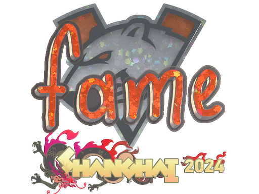 Item Sticker | fame (Glitter) | Shanghai 2024