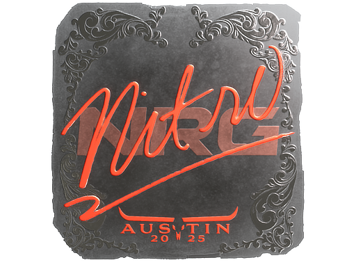 Item Sticker | nitr0 (Foil) | Austin 2025