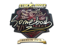 Item Sticker | somebody (Gold) | Berlin 2019