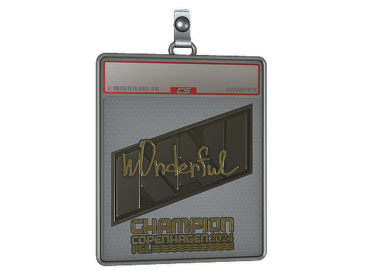 Item Sticker Slab | w0nderful (Gold, Champion) | Copenhagen 2024