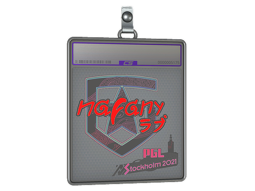 Item Sticker Slab | nafany (Holo) | Stockholm 2021