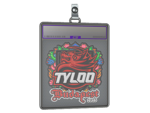 Item Sticker Slab | TYLOO (Embroidered) | Budapest 2025