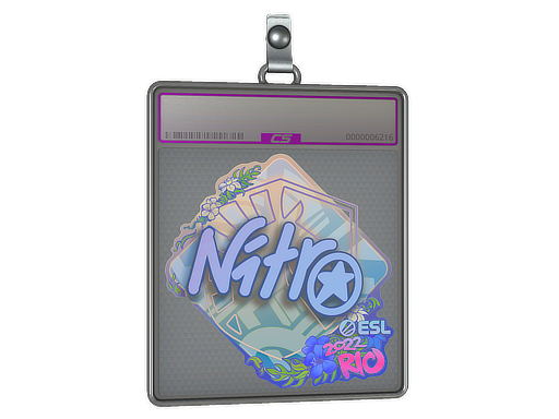 Item Sticker Slab | nitr0 (Holo) | Rio 2022