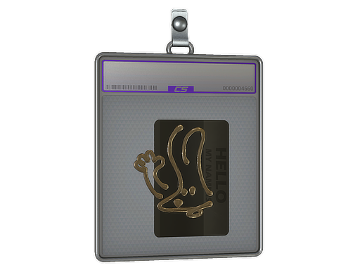 Item Sticker Slab | Hello FAMAS (Gold)