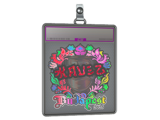 Item Sticker Slab | kauez (Holo) | Budapest 2025