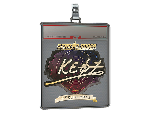 Item Sticker Slab | Keoz (Gold) | Berlin 2019