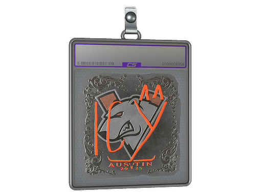 Item Sticker Slab | ICY (Foil) | Austin 2025