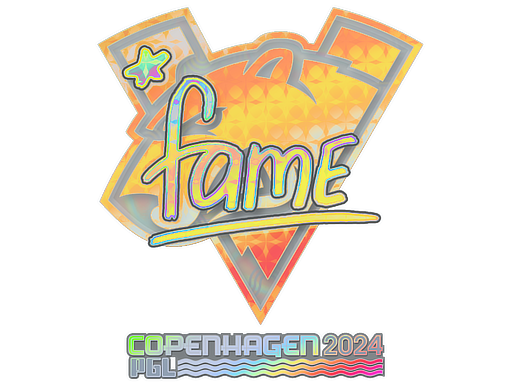 Item Sticker | fame (Holo) | Copenhagen 2024