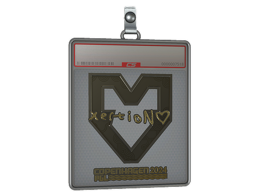 Item Sticker Slab | xertioN (Gold) | Copenhagen 2024