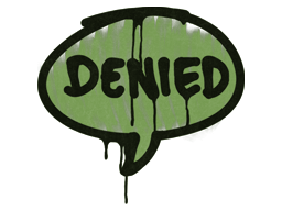 Item Graffiti | Denied (Battle Green)