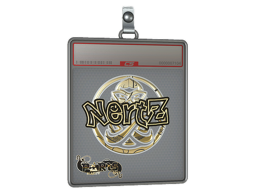 Item Sticker Slab | NertZ (Gold) | Paris 2023