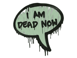 Item Sealed Graffiti | Dead Now (Cash Green)