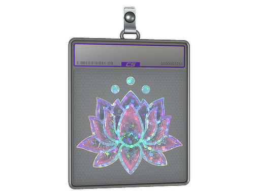 Item Sticker Slab | Lotus (Glitter)