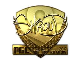 Item Sticker | shroud (Gold) | Krakow 2017