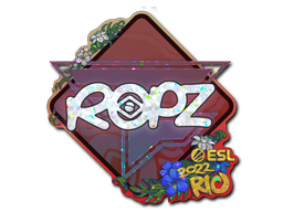 Item Sticker | ropz (Glitter) | Rio 2022