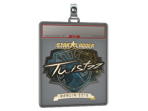 Item Sticker Slab | Twistzz (Gold) | Berlin 2019