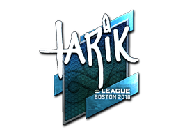 Item Sticker | tarik (Foil) | Boston 2018