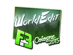 Item Sticker | WorldEdit (Foil) | Cologne 2015