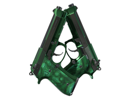 Item Dual Berettas | Polished Malachite