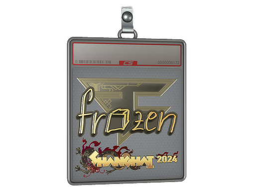 Item Sticker Slab | frozen (Gold) | Shanghai 2024