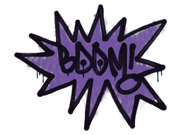 Item Sealed Graffiti | BOOM (Monster Purple)