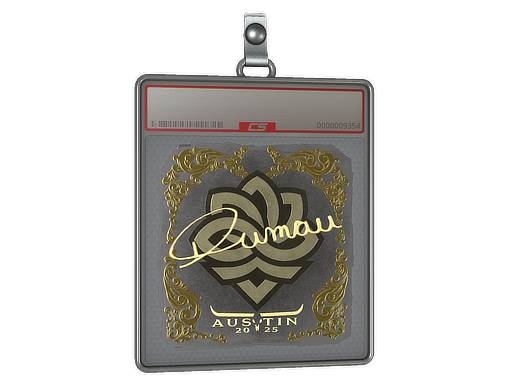 Item Sticker Slab | dumau (Gold) | Austin 2025
