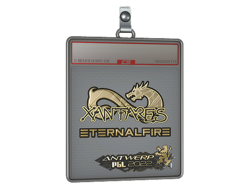 Item Sticker Slab | XANTARES (Gold) | Antwerp 2022
