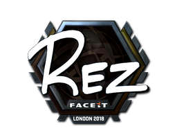 Item Sticker | REZ (Foil) | London 2018