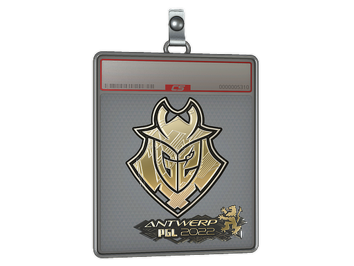 Item Sticker Slab | G2 Esports (Gold) | Antwerp 2022