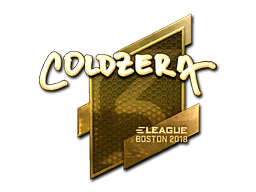 Item Sticker | coldzera (Gold) | Boston 2018