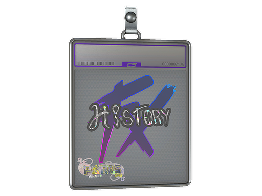 Item Sticker Slab | History (Glitter) | Paris 2023