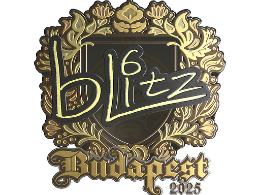 Item Sticker | bLitz (Gold) | Budapest 2025