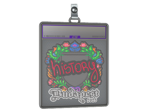 Item Sticker Slab | History (Embroidered) | Budapest 2025