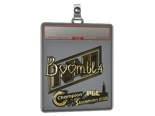 Item Sticker Slab | Boombl4 (Gold) | Stockholm 2021