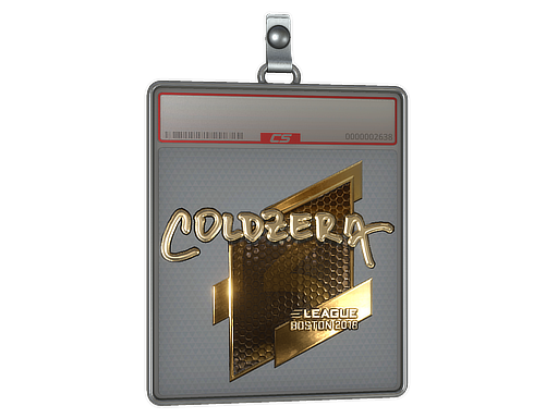 Item Sticker Slab | coldzera (Gold) | Boston 2018