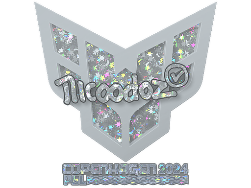 Item Sticker | nicoodoz (Glitter) | Copenhagen 2024