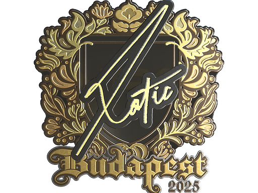 Item Sticker | XotiC (Gold) | Budapest 2025