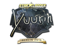 Item Sticker | yuurih (Gold) | Berlin 2019