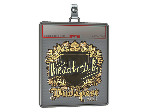 Item Sticker Slab | headtr1ck (Gold) | Budapest 2025