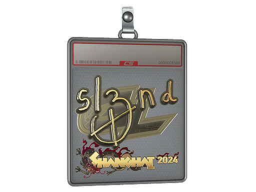 Item Sticker Slab | sl3nd (Gold) | Shanghai 2024