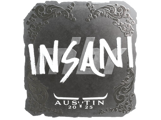 Item Sticker | insani (Foil) | Austin 2025