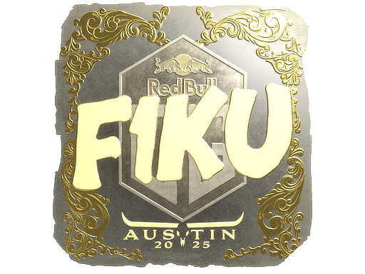 Item Sticker | F1KU (Gold) | Austin 2025