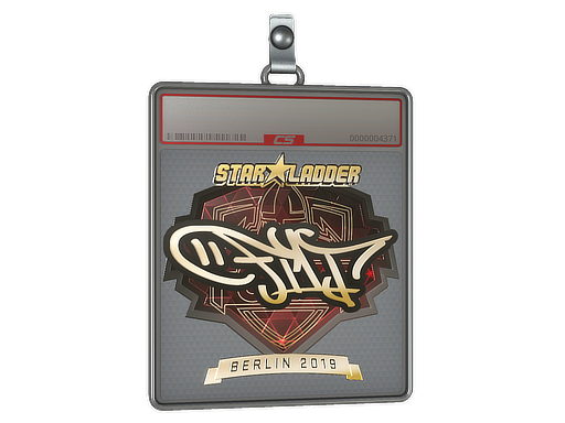 Item Sticker Slab | FL1T (Gold) | Berlin 2019